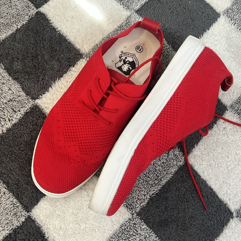 Vlado footwear red tennis style sneakers